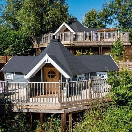 Ein Trysor Cudd Cabin Pont Sticill Exterior foto
