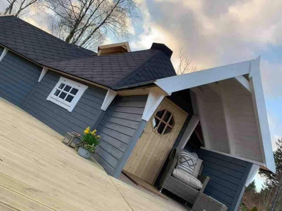 Ein Trysor Cudd Cabin Pont Sticill Exterior foto