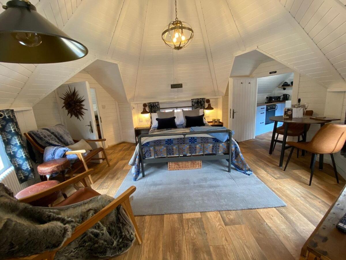 Ein Trysor Cudd Cabin Pont Sticill Exterior foto