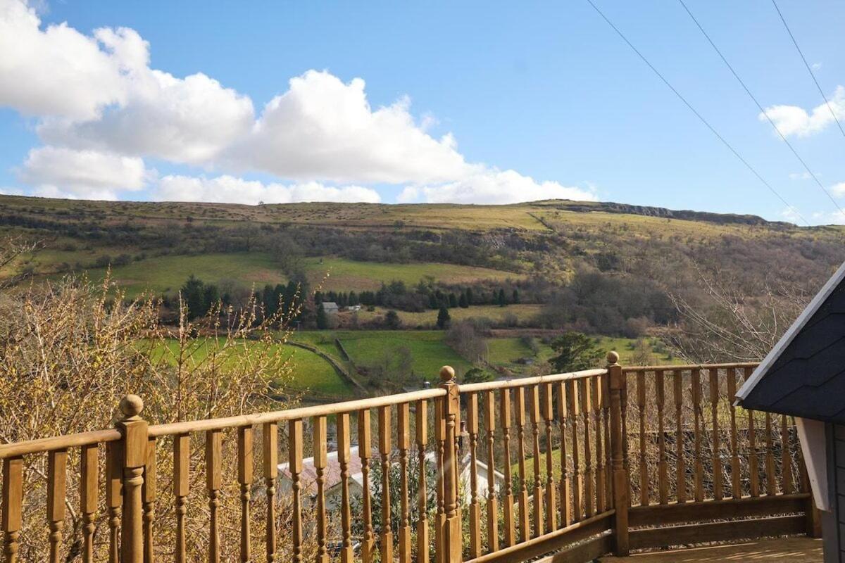 Ein Trysor Cudd Cabin Pont Sticill Exterior foto
